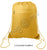 Promotional Wholesale Polyester Drawstring Bag Front Pocket Yellow